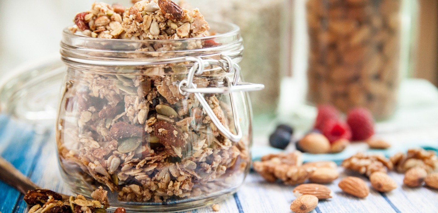 Cerealien Abbildung von Cerealien im Glas