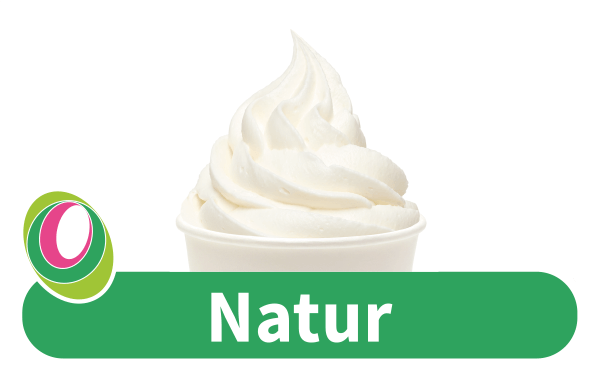 Frozen Yogurt Natur Abbildung des Frozen Yogurt Natur mit entsprechender Beschriftung.
